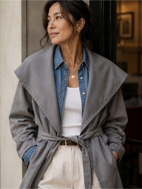 Club Monaco Silver/Blue Jacket